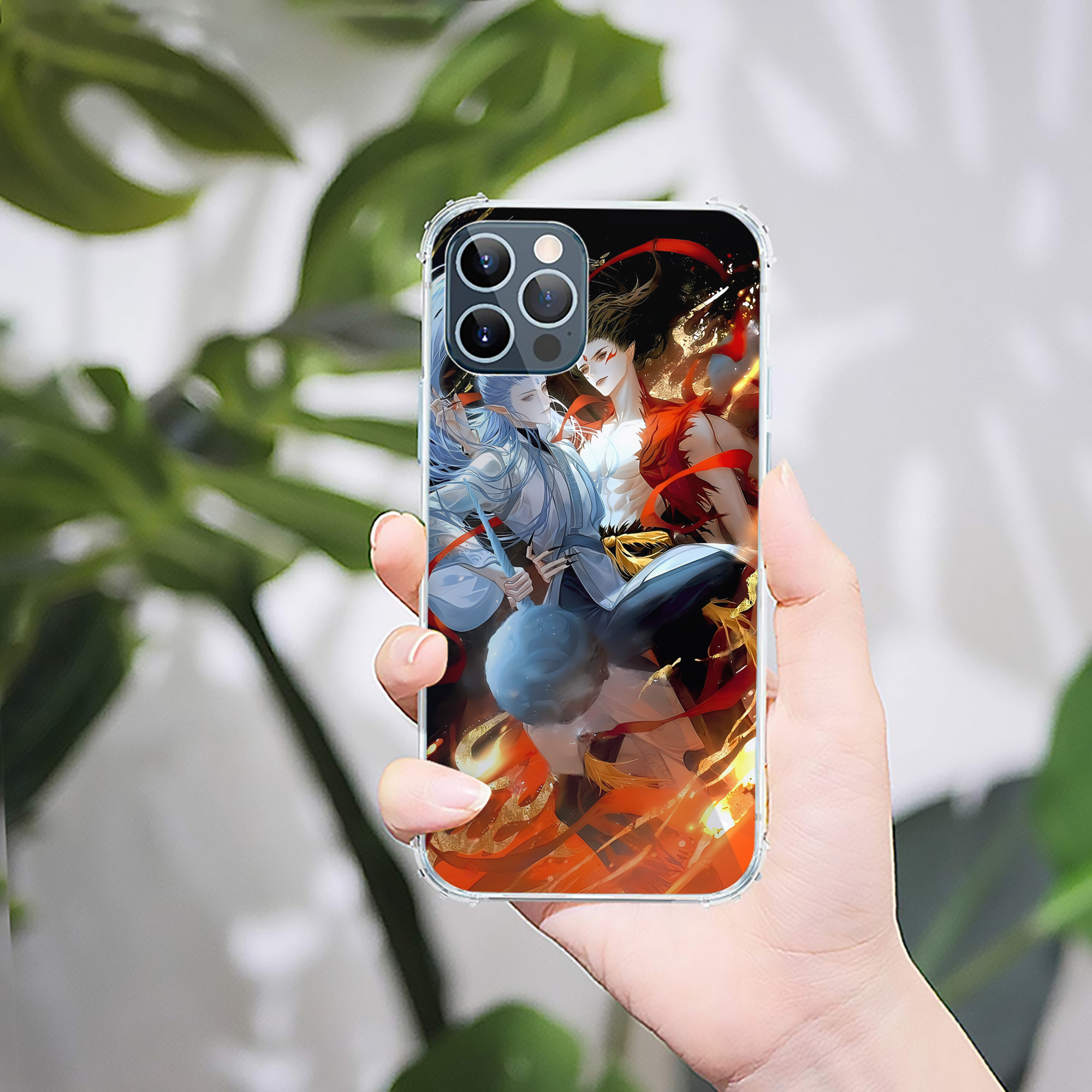 （画像用） Ne Zha 2 ナタ 魔童の大暴れ 【iPhone 12シリーズ対応】透明スマホケース（クリアソフトケース）